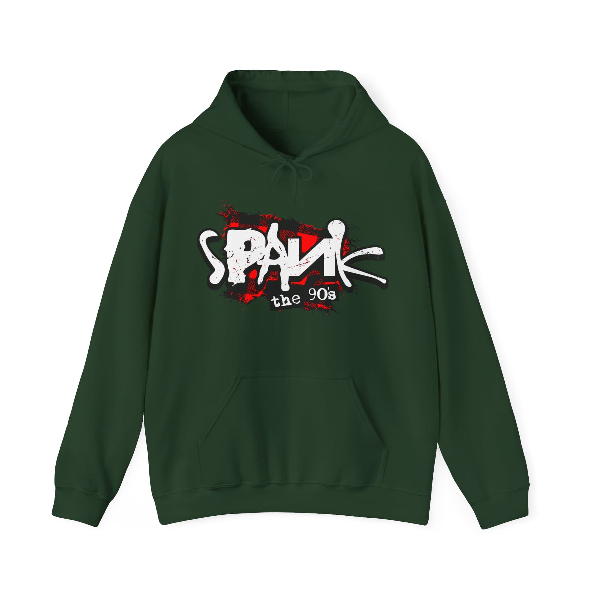 Spank The 90s I Got Spanked Logo Unisex Heavy Blend™ Hooded Sweatshirt (Front Print Only)