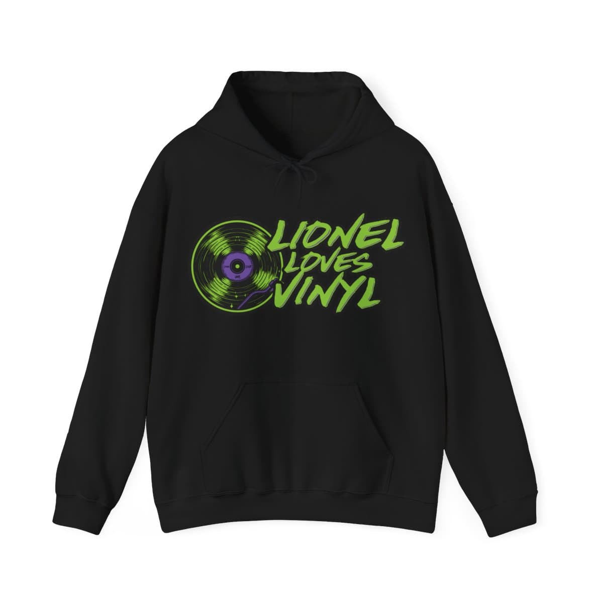 Lionel Loves Vinyl Who the @#!% is Lionel? Hoodie Unisex Heavy Blend™ Hooded Sweatshirt