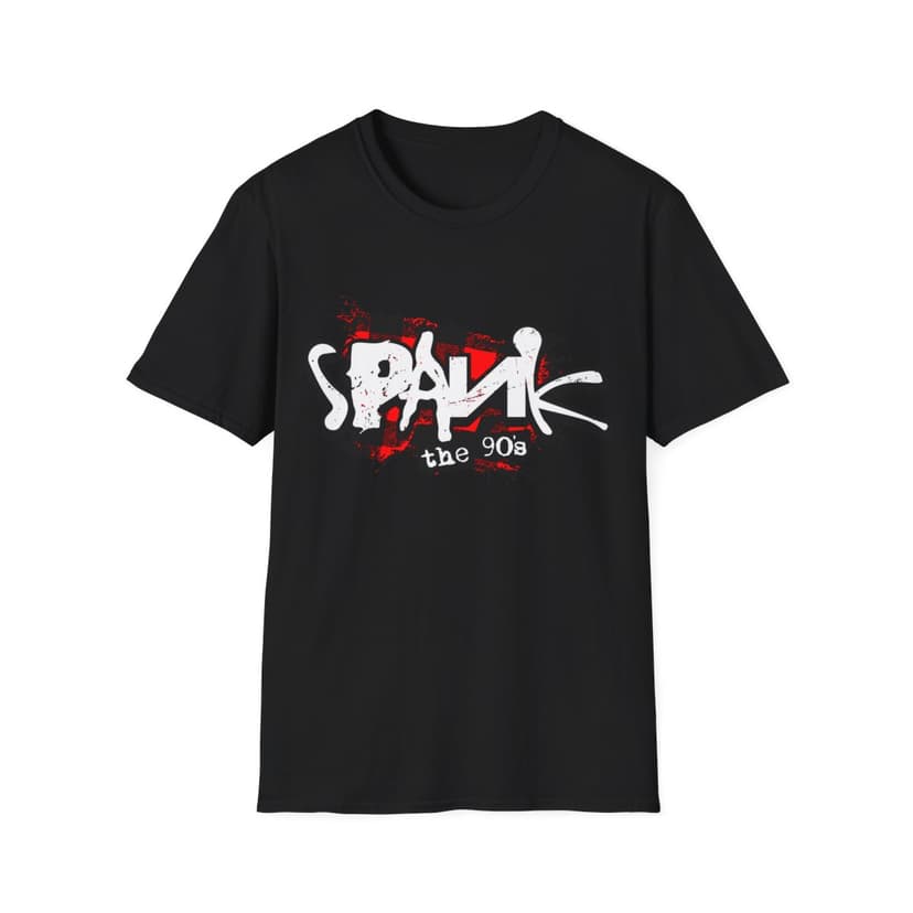 Spank The 90s I Got Spanked Logo Unisex Softstyle T-Shirt