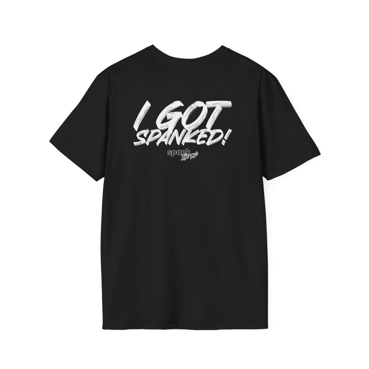 Spank The 90s I Got Spanked Logo Unisex Softstyle T-Shirt